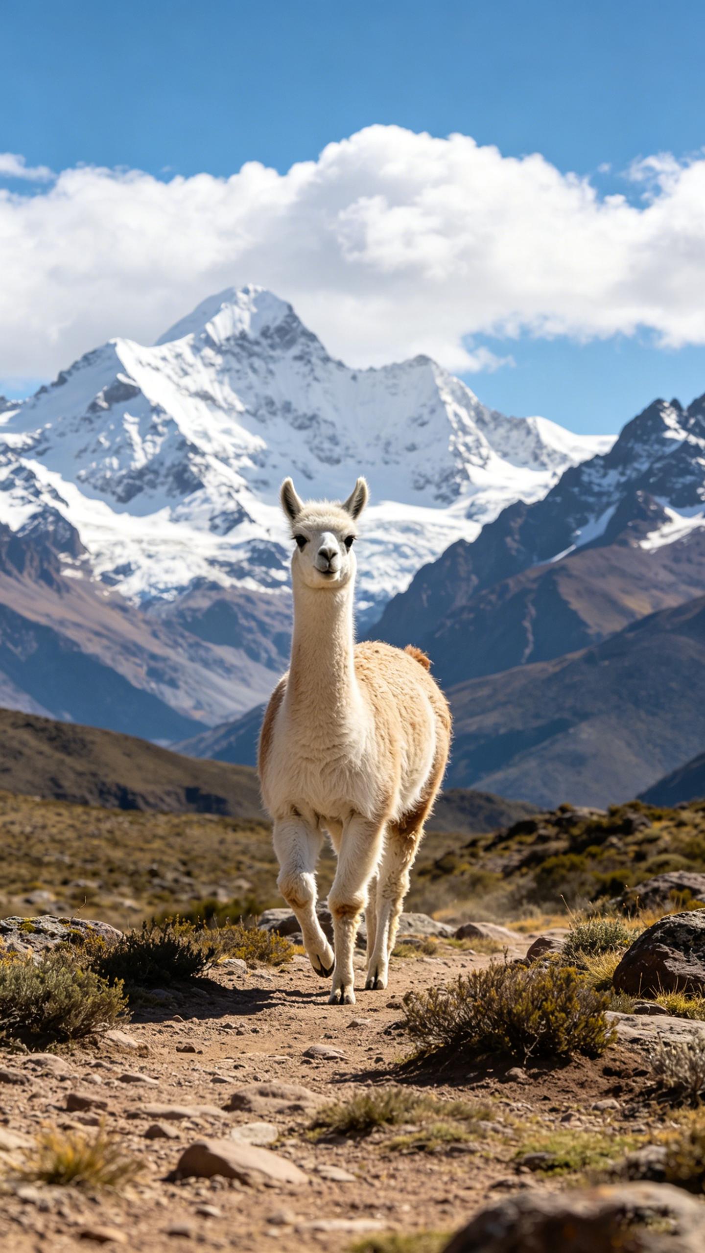 Fluffy White Alpaca