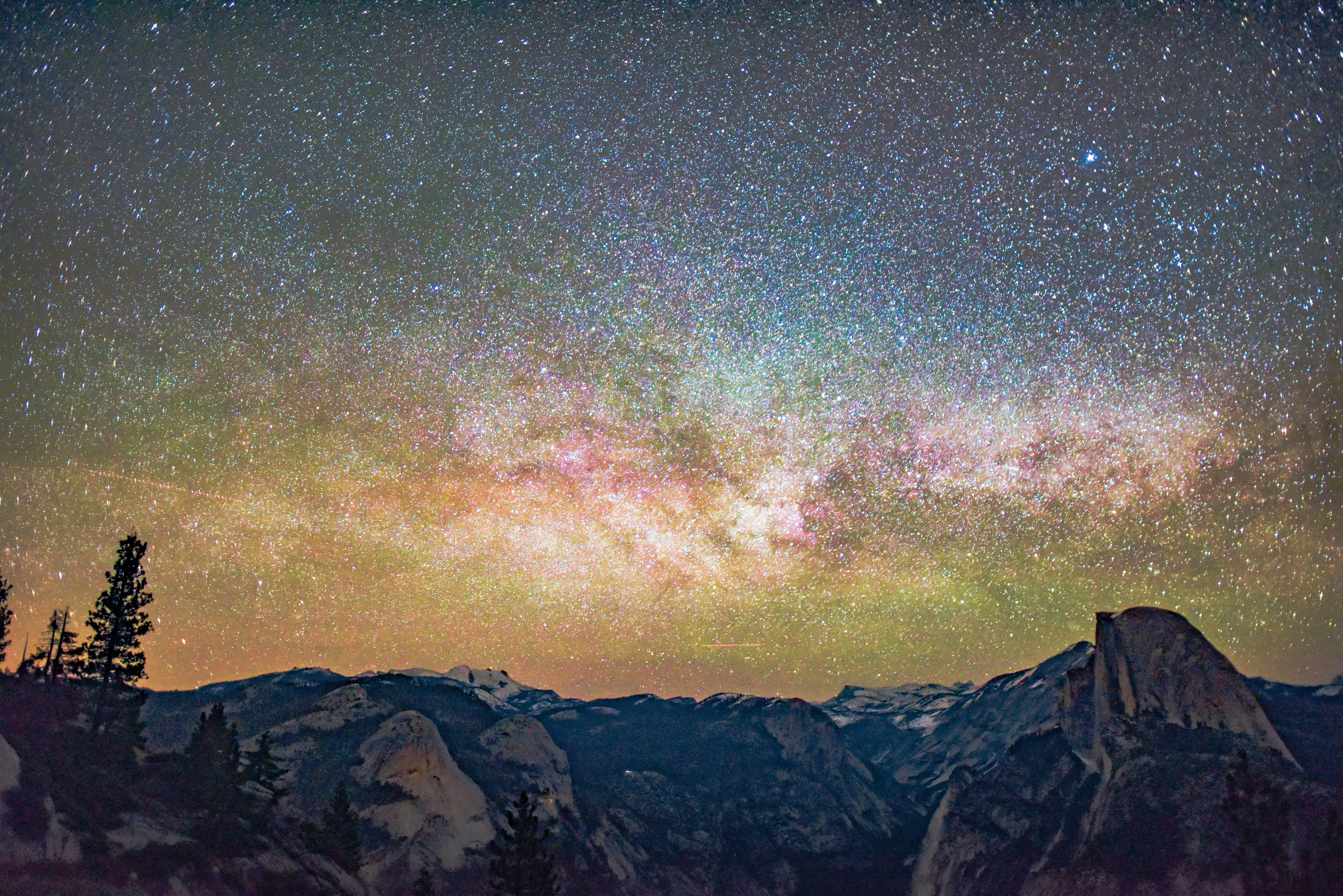 HDR photo of galaxy