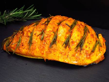 Garlic Knot-Style Chicken Breasts